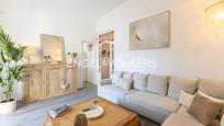 Living room of Apartment for sale in Mataró  with Heating, Parquet flooring and Terrace