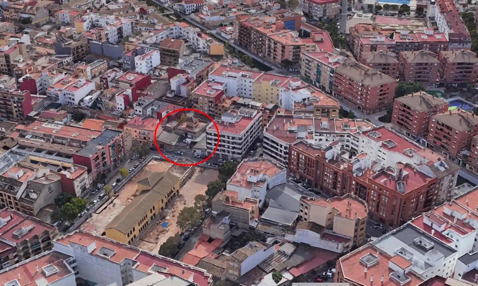 Vista exterior de Terreno en venta en Aldaia