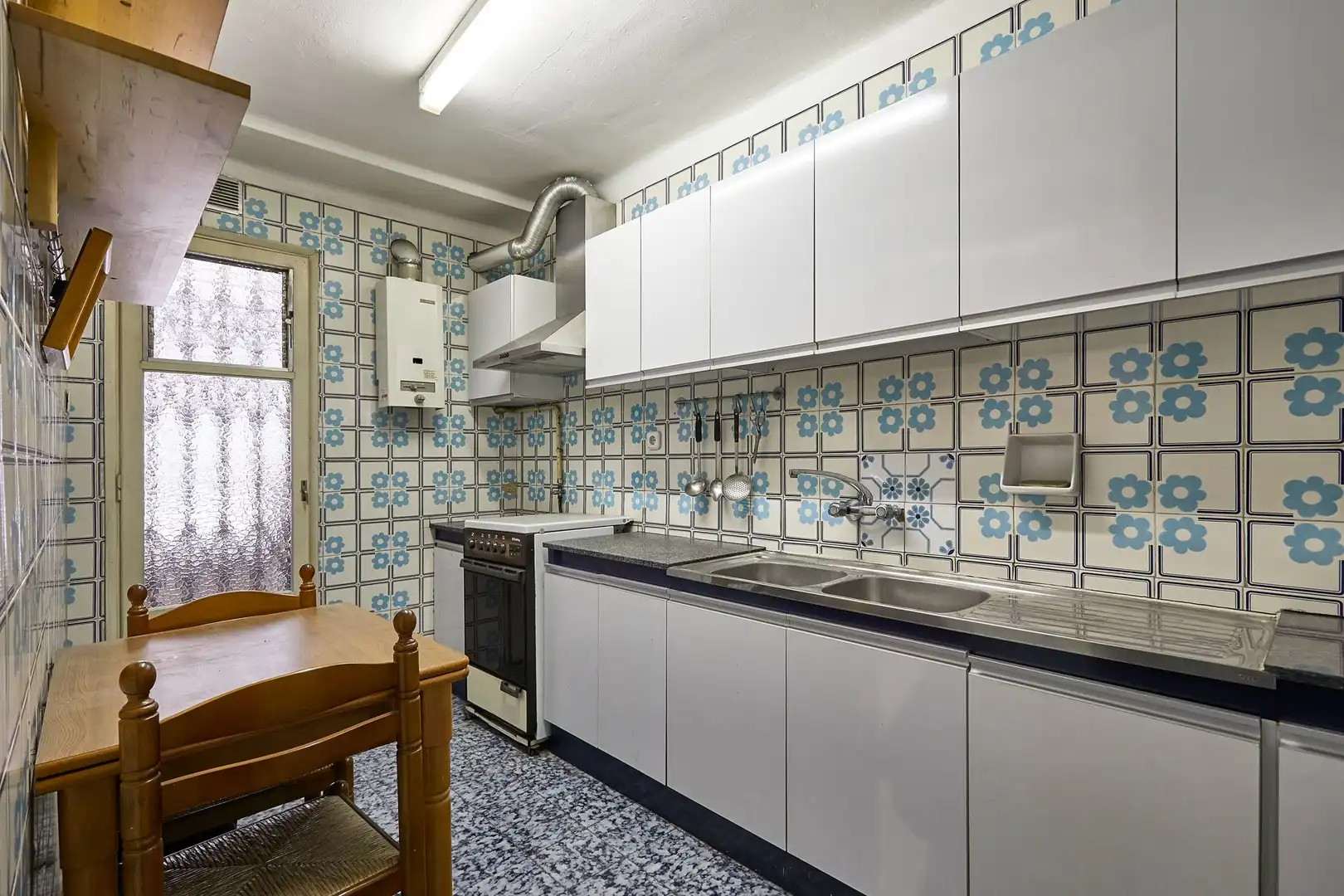Cocina de Piso en venta en Barcelona con Aire acondicionado, Calefacción y Amueblado