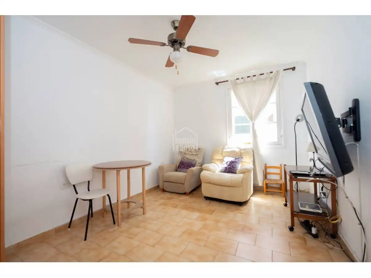 Sala d'estar de Apartament en venda en Es Castell amb Calefacció