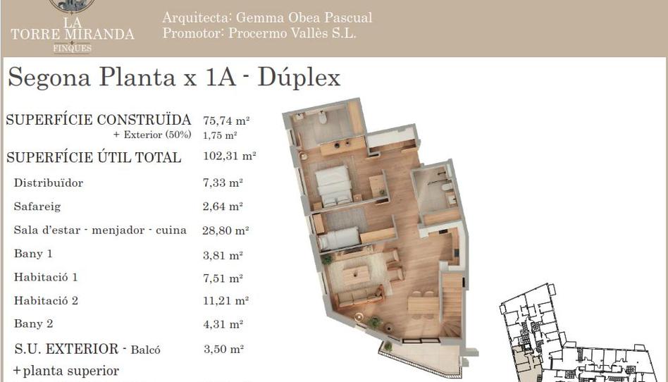 Foto 1 de Pis en venda a Carrer Montseny, 19, Llinars del Vallès, Barcelona
