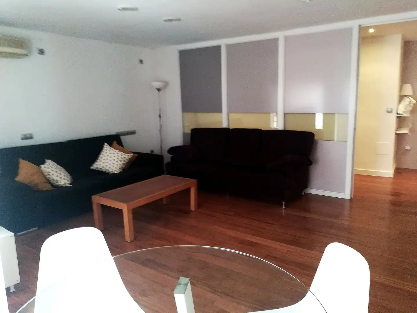 Wohnzimmer von Wohnung zur Miete in Murcia mit Klimaanlage, Parkett und Möbliert