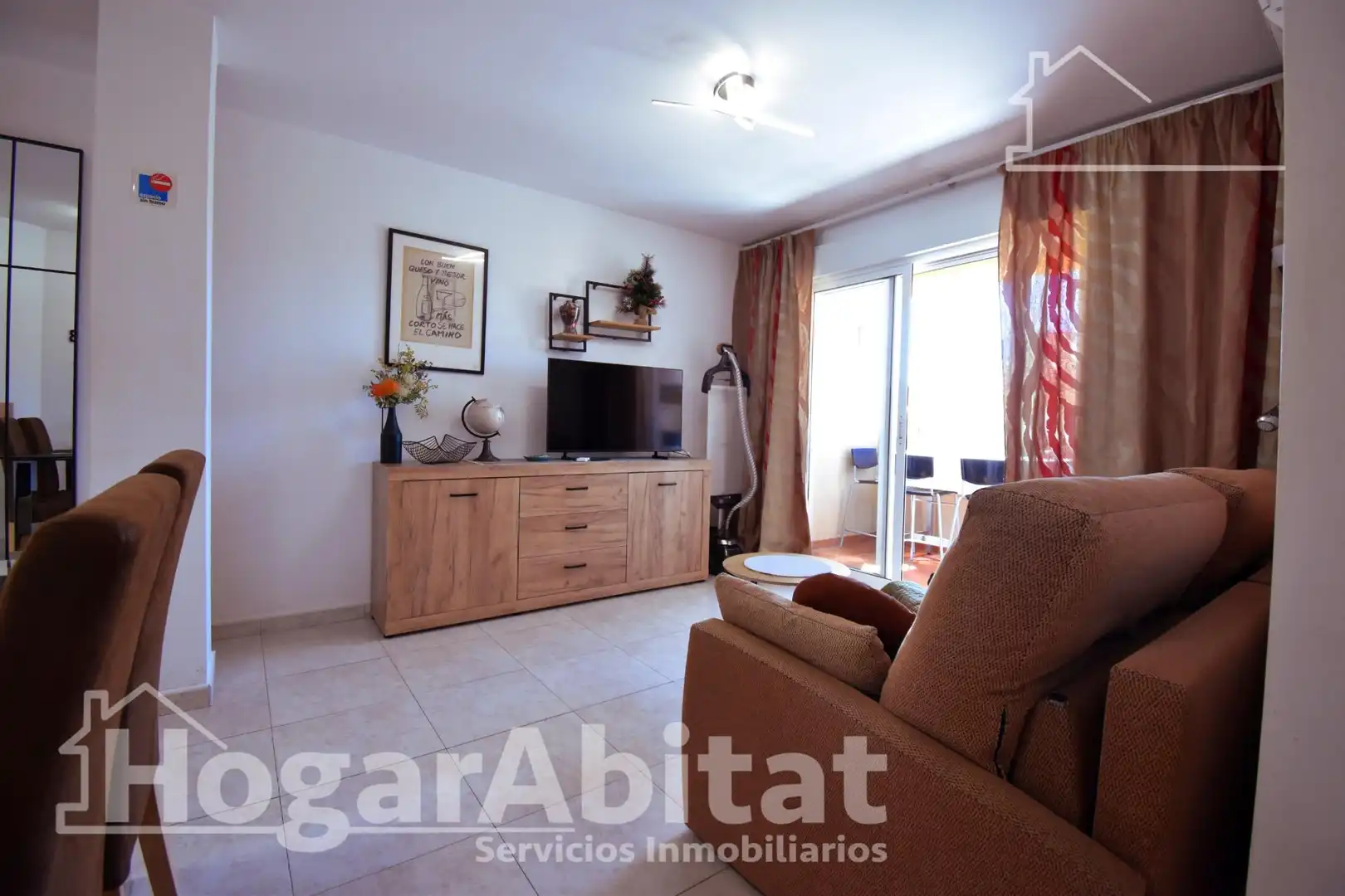 Living room of Flat for sale in Dénia  with Air Conditioner, Heating and Terrace