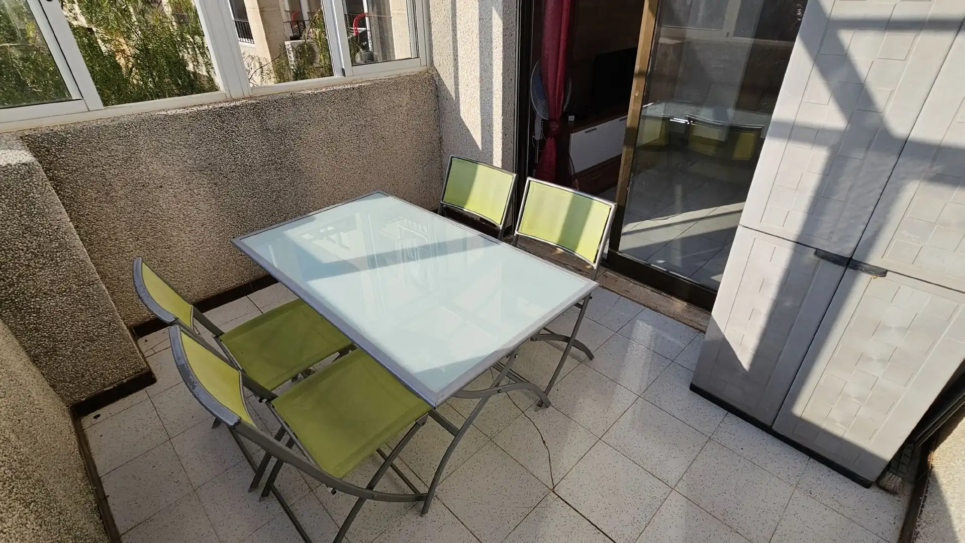 Terraza de Apartamento en venta en Oropesa del Mar / Orpesa con Calefacción, Terraza y Amueblado