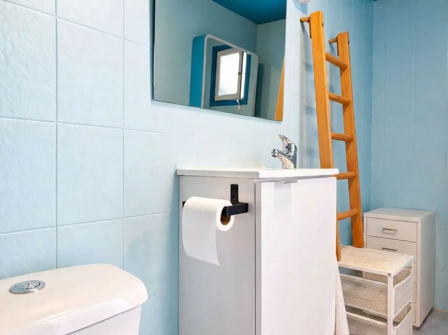 Badezimmer von Country house zum Verkauf in Terrer mit Heizung und Abstellraum