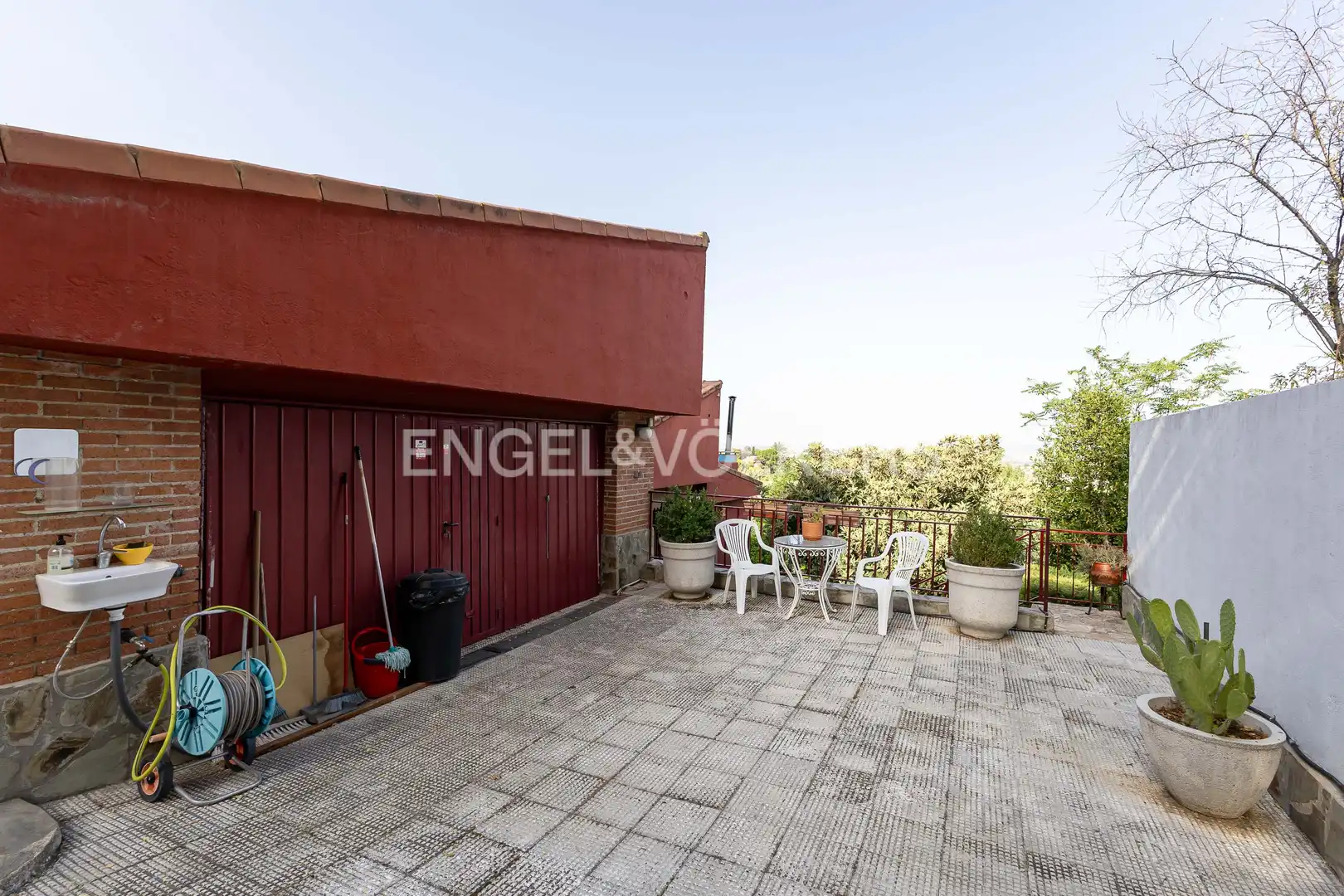Terraza de Casa o chalet en venta en El Casar con Aire acondicionado, Calefacción y Jardín privado