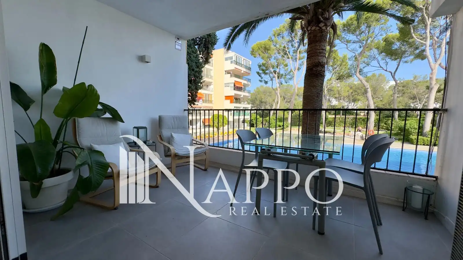 Terrasse von Wohnung zur Miete in Calvià mit Klimaanlage, Heizung und Terrasse