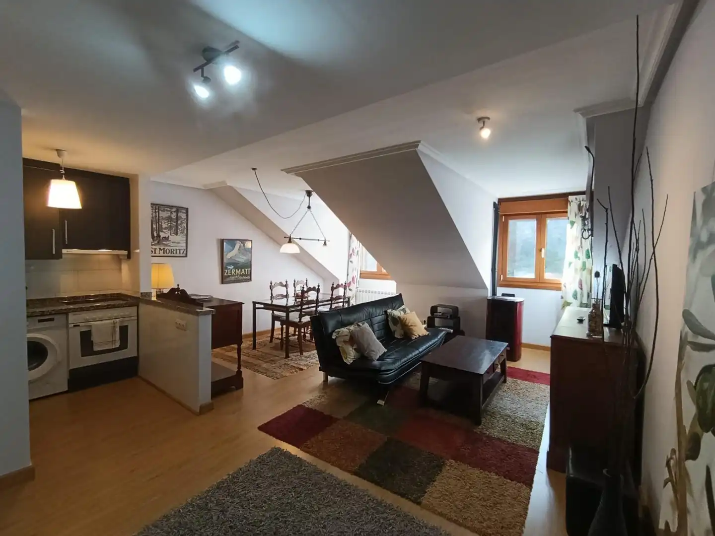 Living room of Apartments for sale in Aller  with Furnished