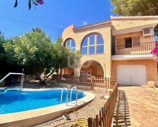 Exterior view of House or chalet for sale in Alcalà de Xivert  with Air Conditioner, Terrace and Swimming Pool