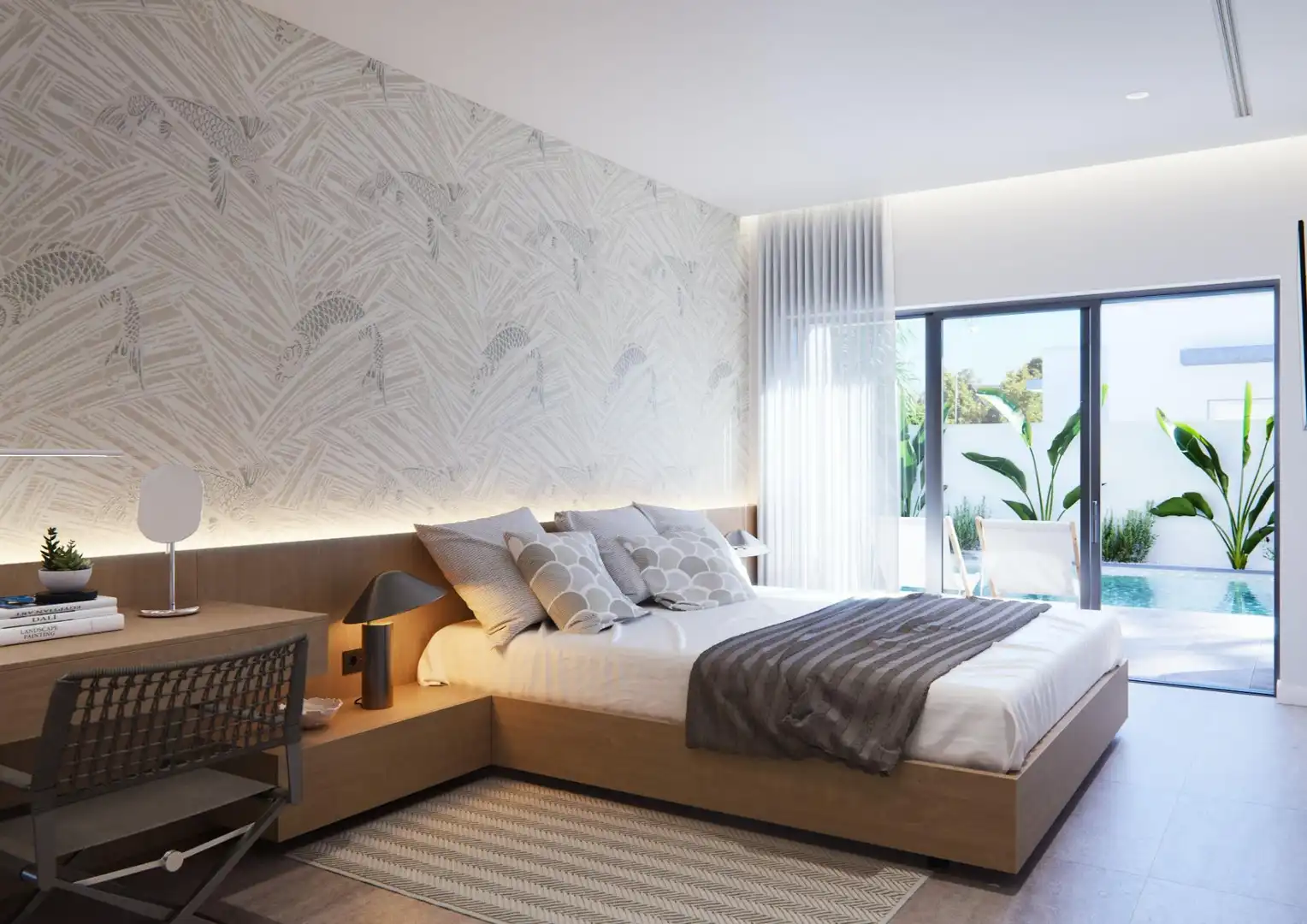 Habitación de Casa o chalet en venta en San Javier con Aire acondicionado, Calefacción y Jardín privado