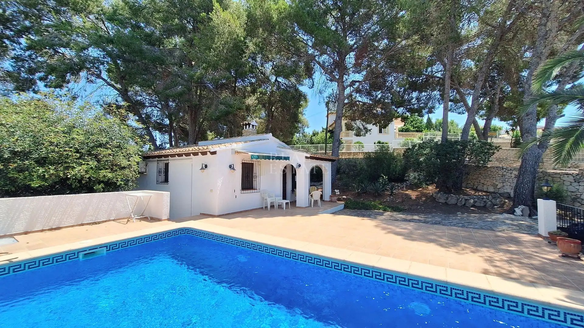 Garden of Houses for sale in Moraira  with Air Conditioner, Terrace and Swimming Pool