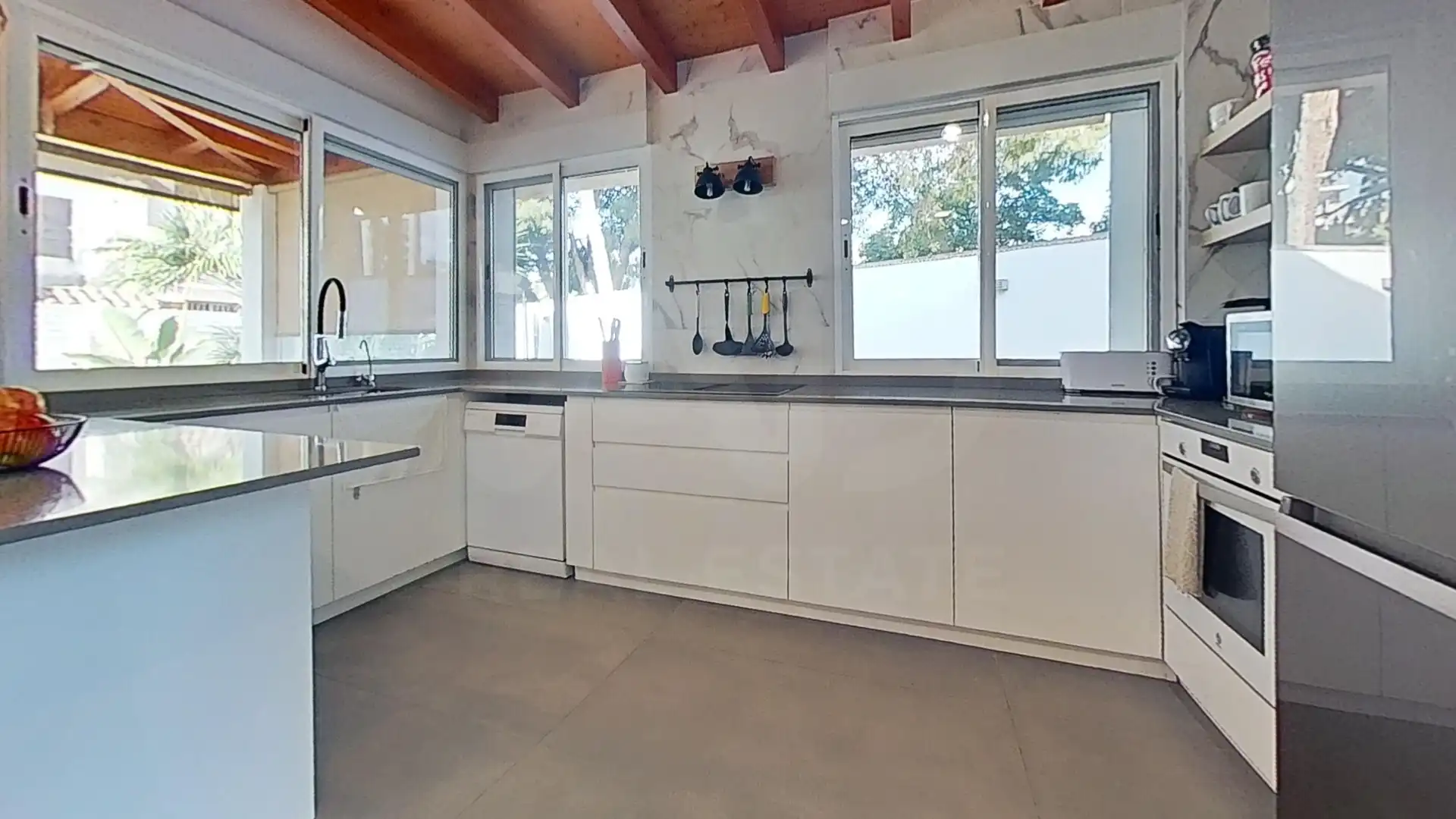 Cocina de Casa o chalet en venta en Benicasim / Benicàssim con Aire acondicionado, Calefacción y Terraza