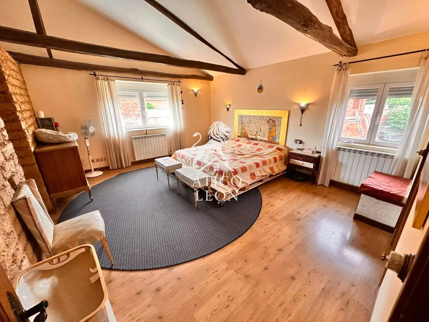 Bedroom of Houses for sale in Valdefresno  with Heating, Private garden and Storage room