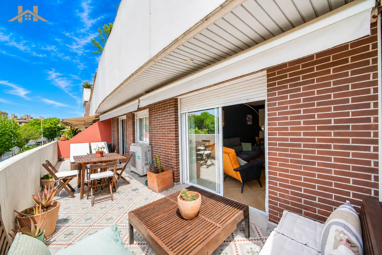 Terrasse von Wohnung zum Verkauf in Boadilla del Monte mit Klimaanlage, Heizung und Terrasse