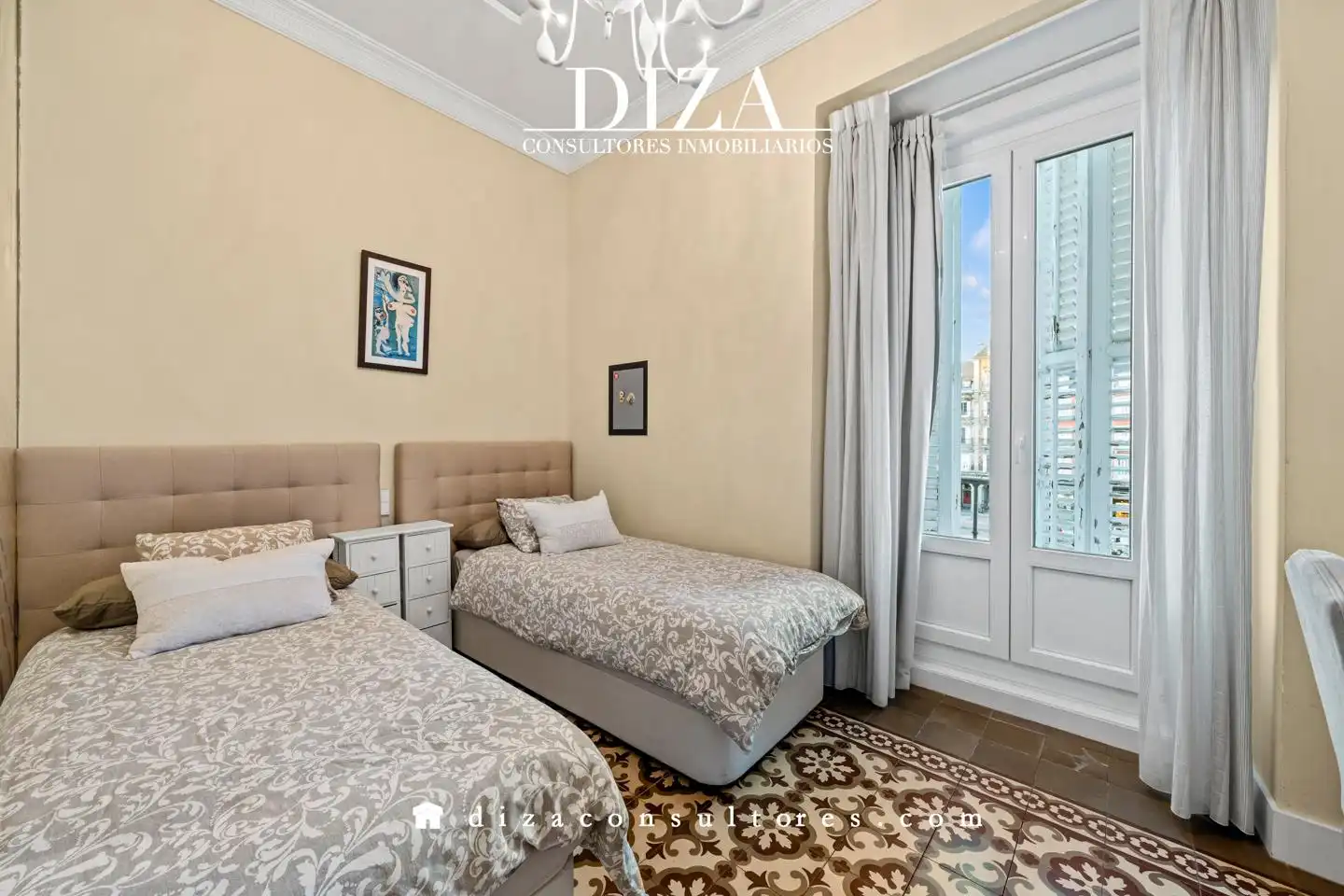 Habitación de Piso de alquiler en Madrid con Aire acondicionado, Calefacción y Amueblado
