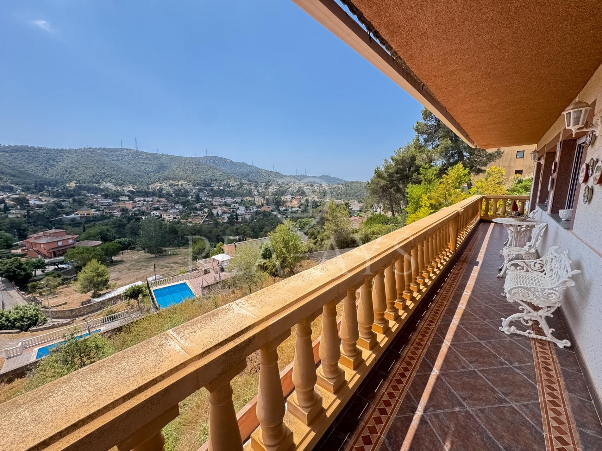 Vista exterior de Casa o xalet en venda en Olesa de Bonesvalls amb Aire condicionat, Calefacció i Jardí privat