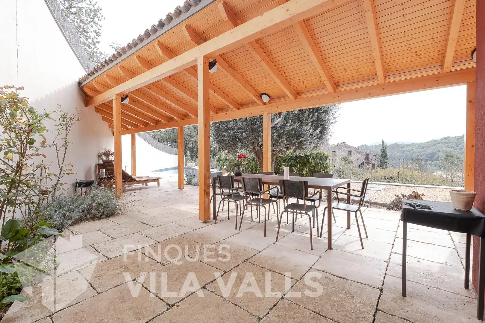 Terraza de Casa o chalet en venta en Gallifa con Aire acondicionado, Calefacción y Jardín privado
