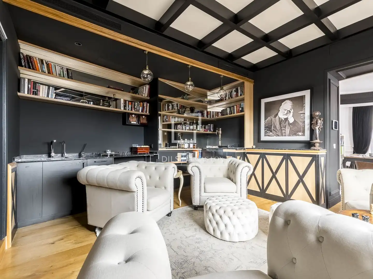 Living room of Attic for sale in Barcelona  with Air Conditioner, Heating and Parquet flooring