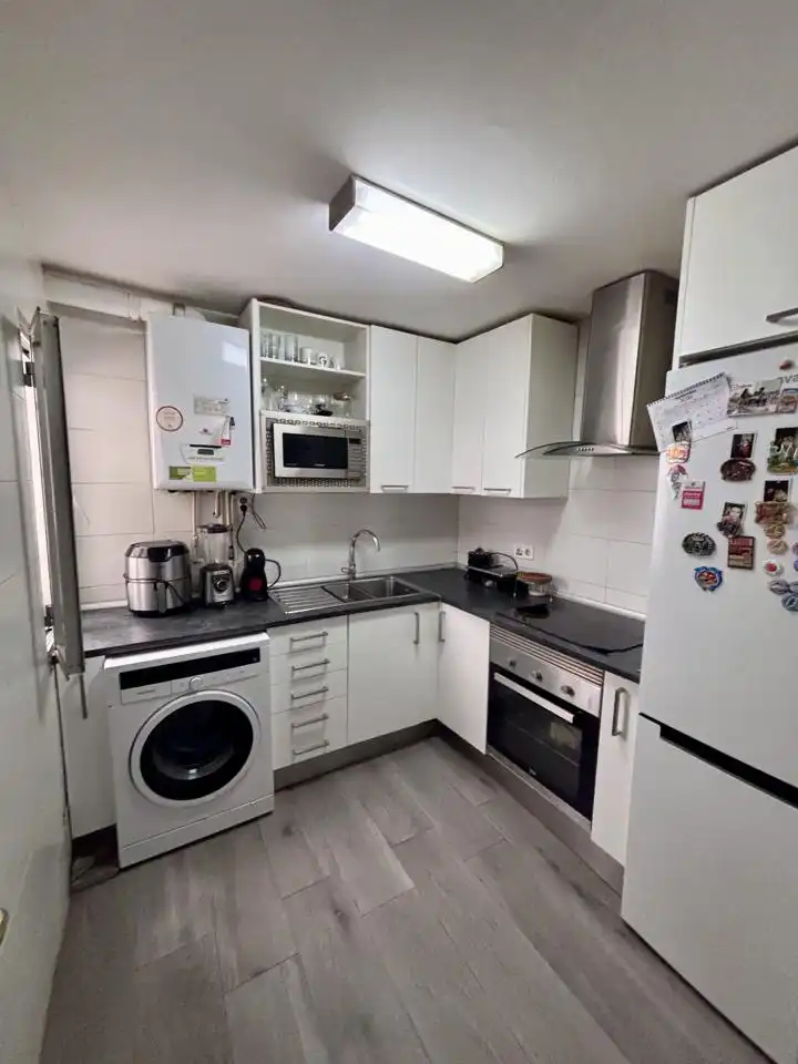 Küche von Wohnung zum Verkauf in Madrid mit Klimaanlage, Heizung und Parkett