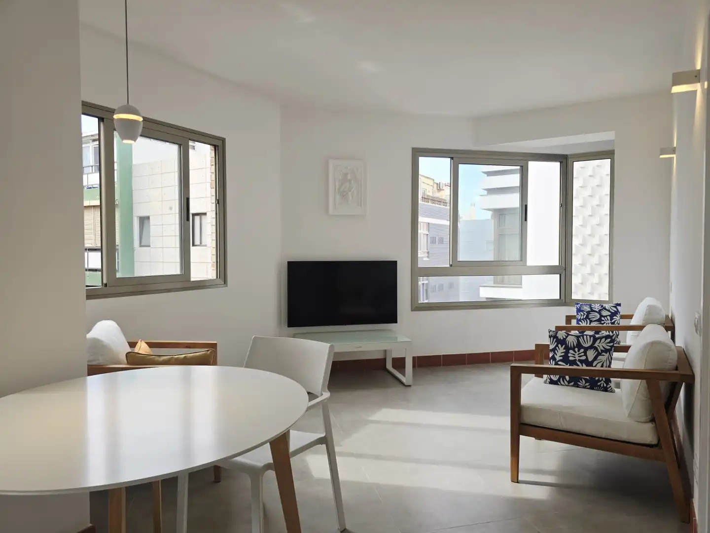 Sala de estar de Apartamento en venta en Las Palmas de Gran Canaria