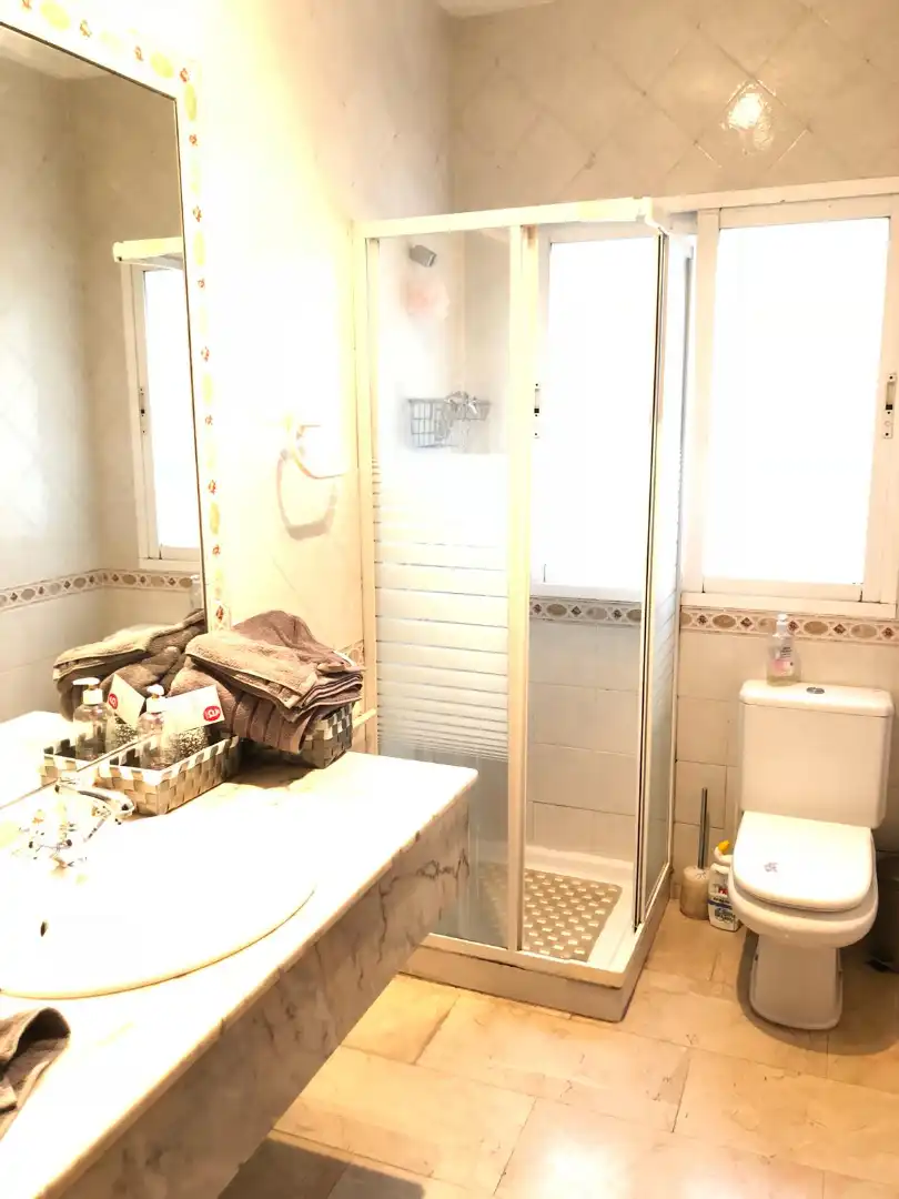 Bathroom of Houses for rent in Marbella  with Air Conditioner, Heating and Private garden