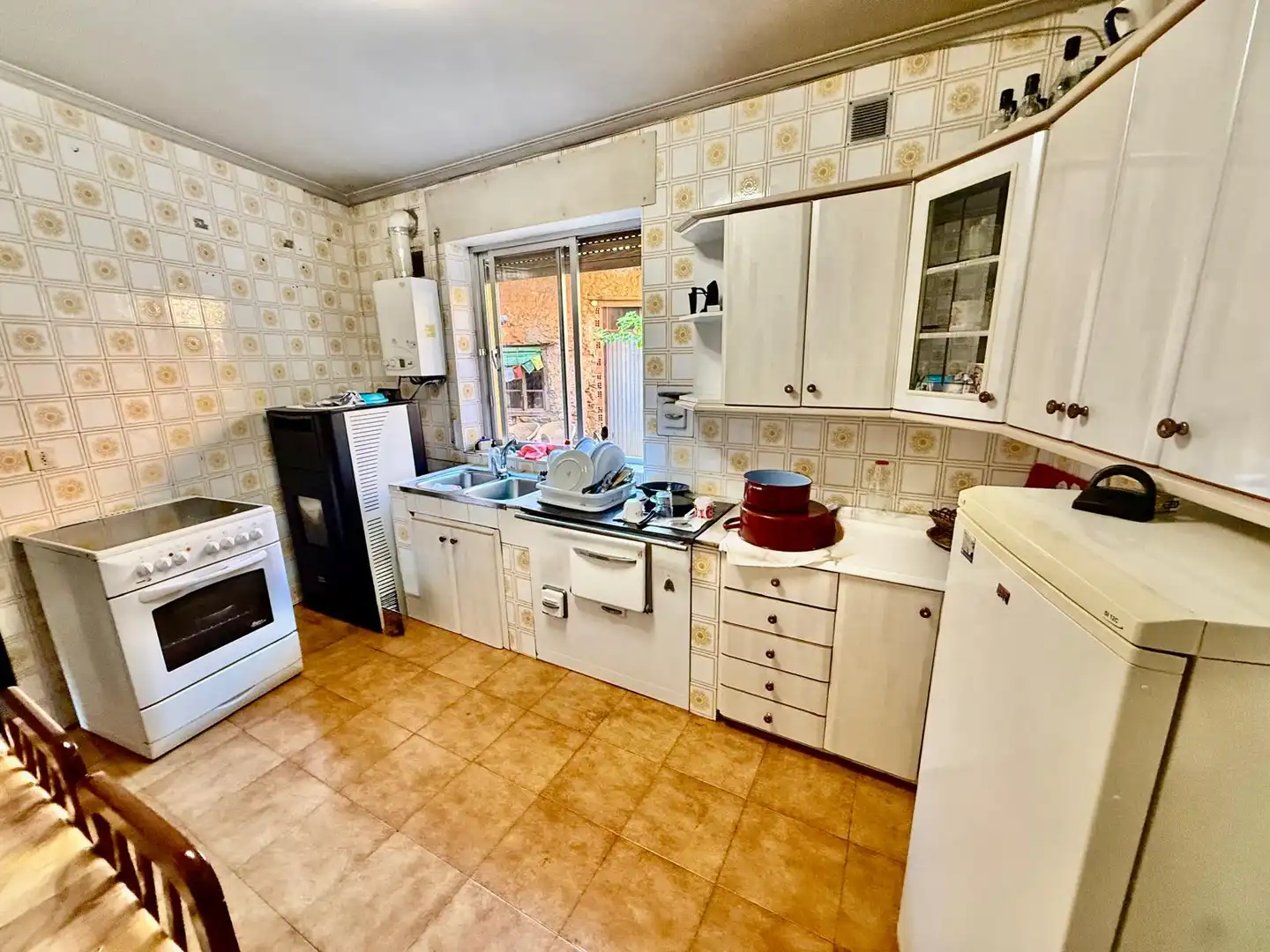 Cocina de Casa o chalet en venta en Castrocontrigo con Calefacción, Amueblado y Horno