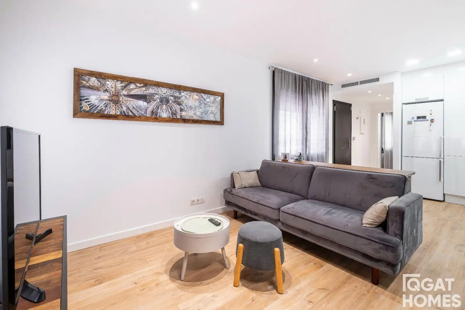 Wohnzimmer von Wohnung zur Miete in Rubí mit Klimaanlage und Möbliert