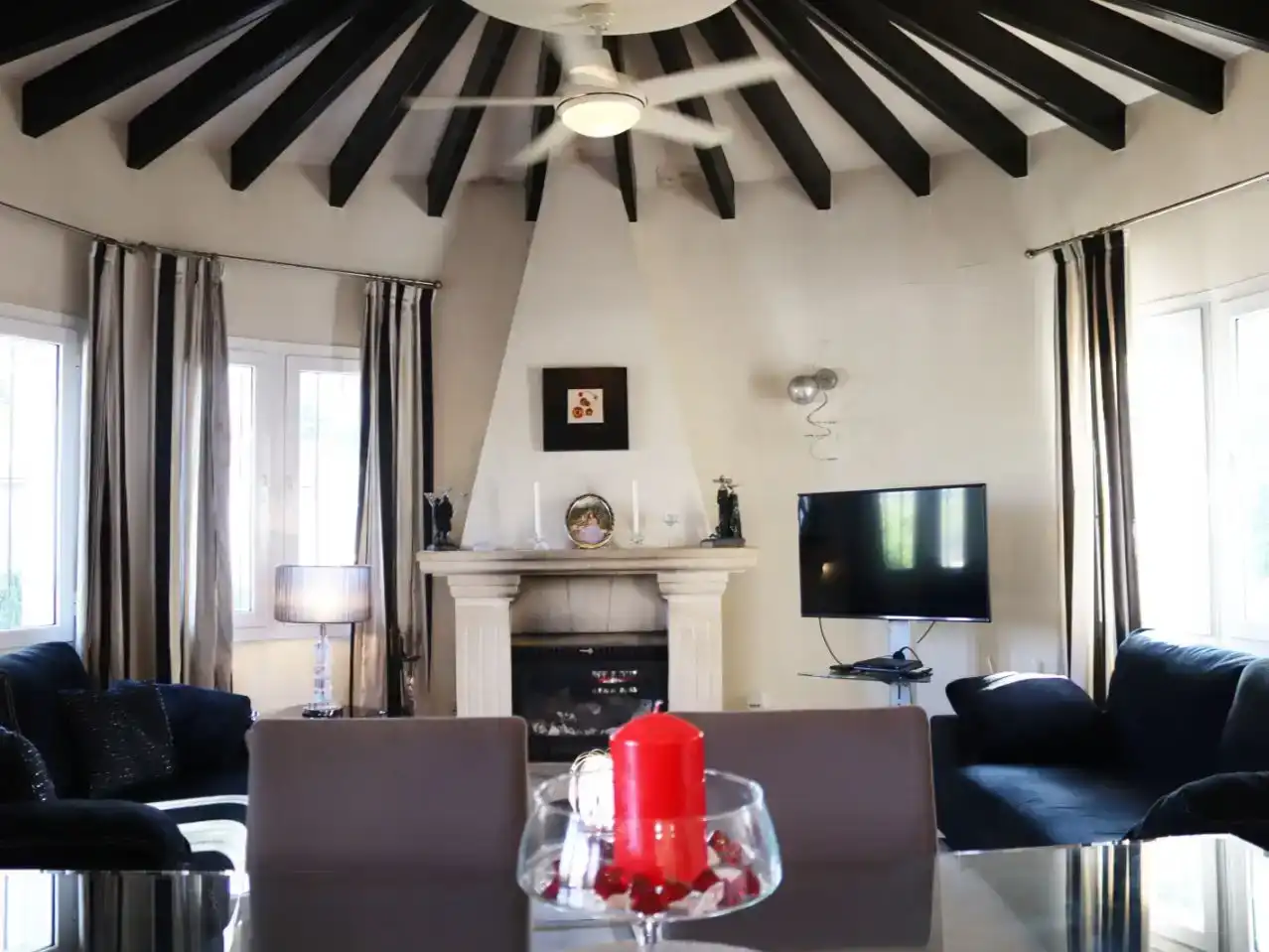 Living room of Houses for sale in Murla  with Air Conditioner