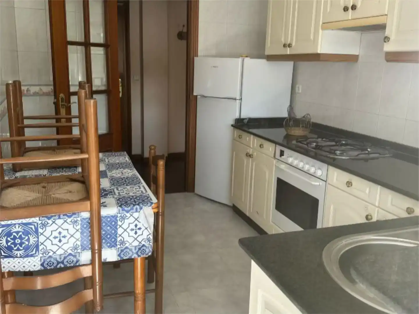 Kitchen of Flat for sale in Ponte Caldelas  with Parquet flooring, Storage room and Furnished