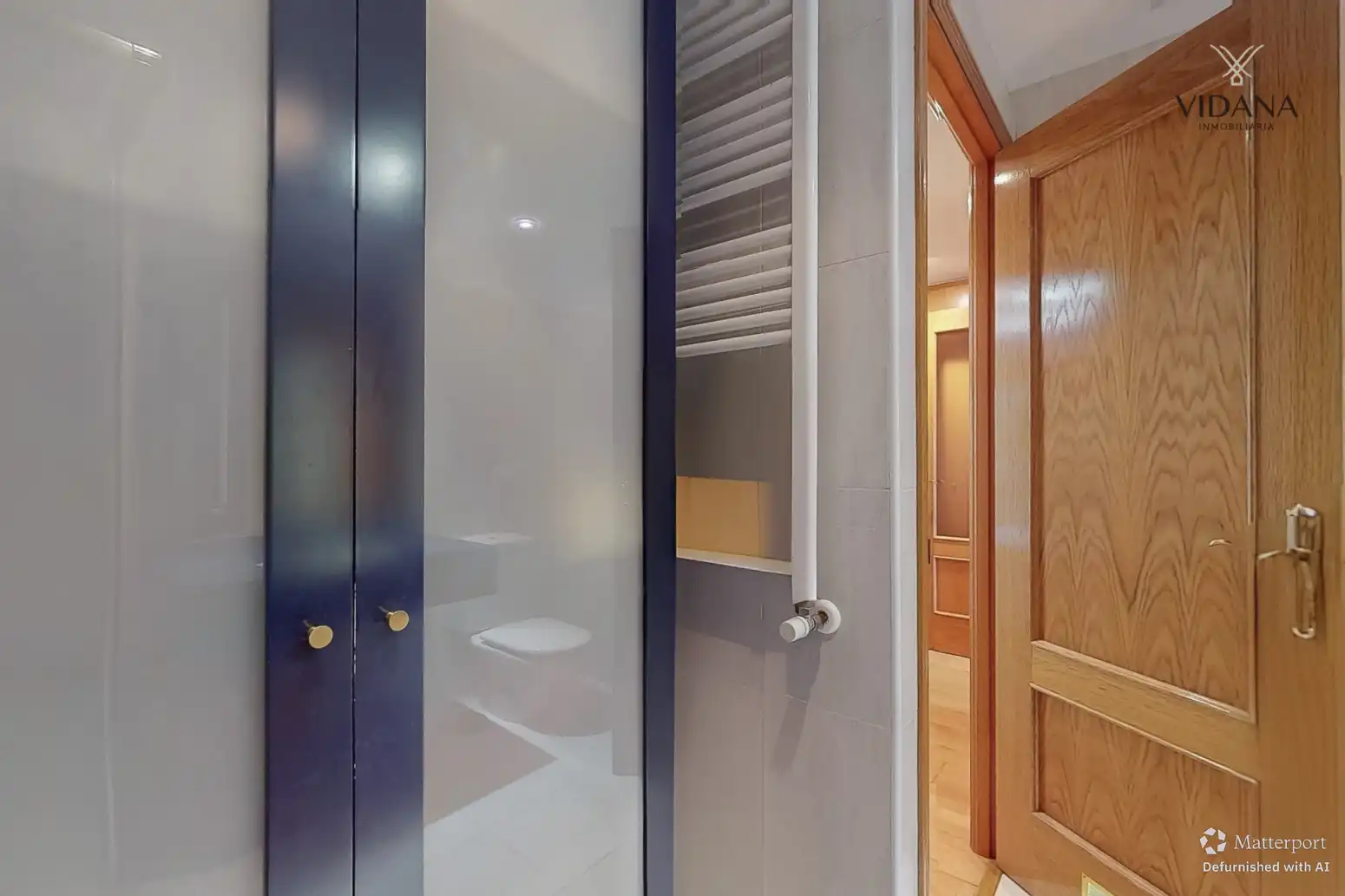 Baño de Ático en venta en  Pamplona / Iruña con Calefacción, Jardín privado y Parquet
