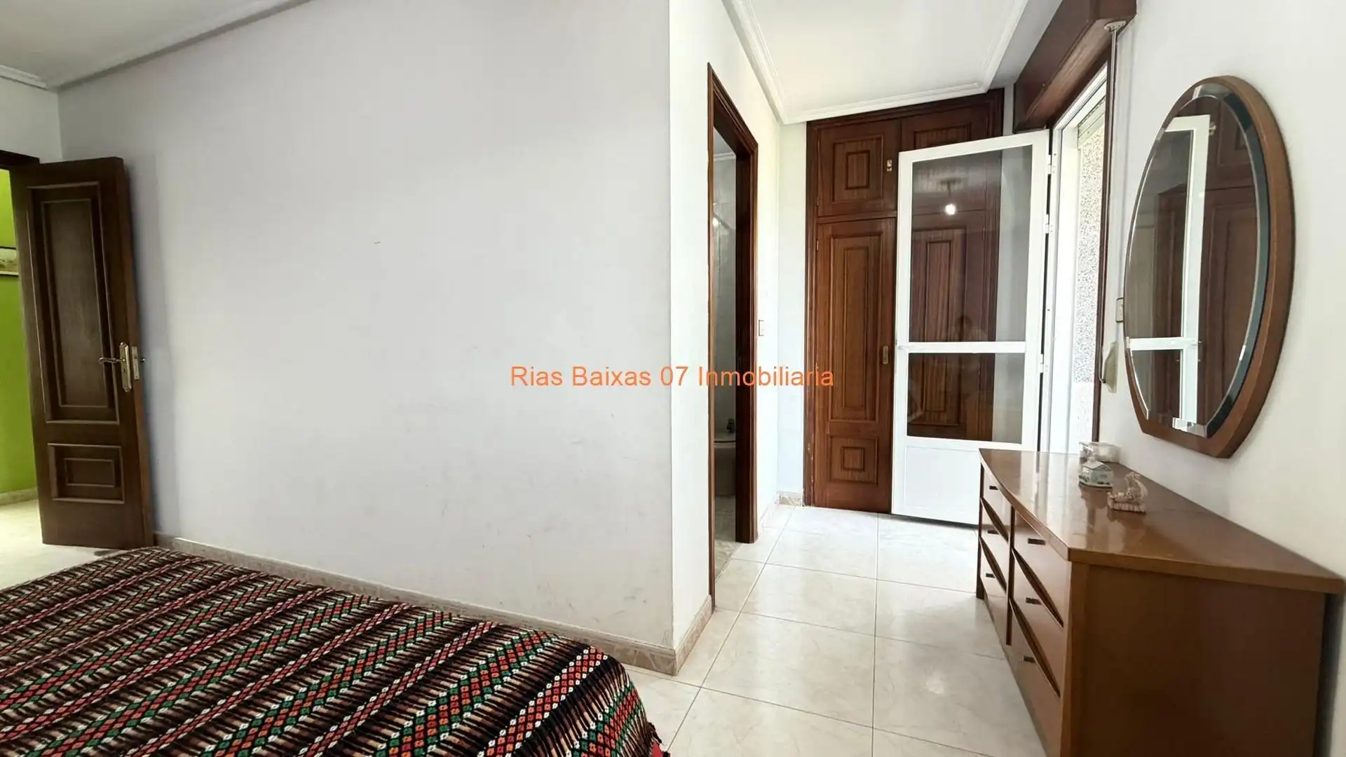 Bedroom of Flat for sale in Cortegada  with Heating, Terrace and Furnished