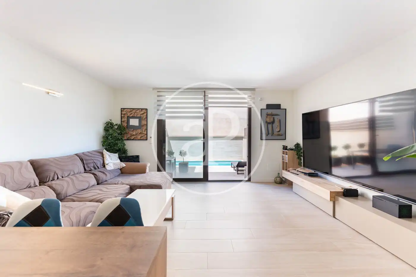 Sala d'estar de Pis en venda en Marratxí amb Aire condicionat, Terrassa i Piscina comunitària