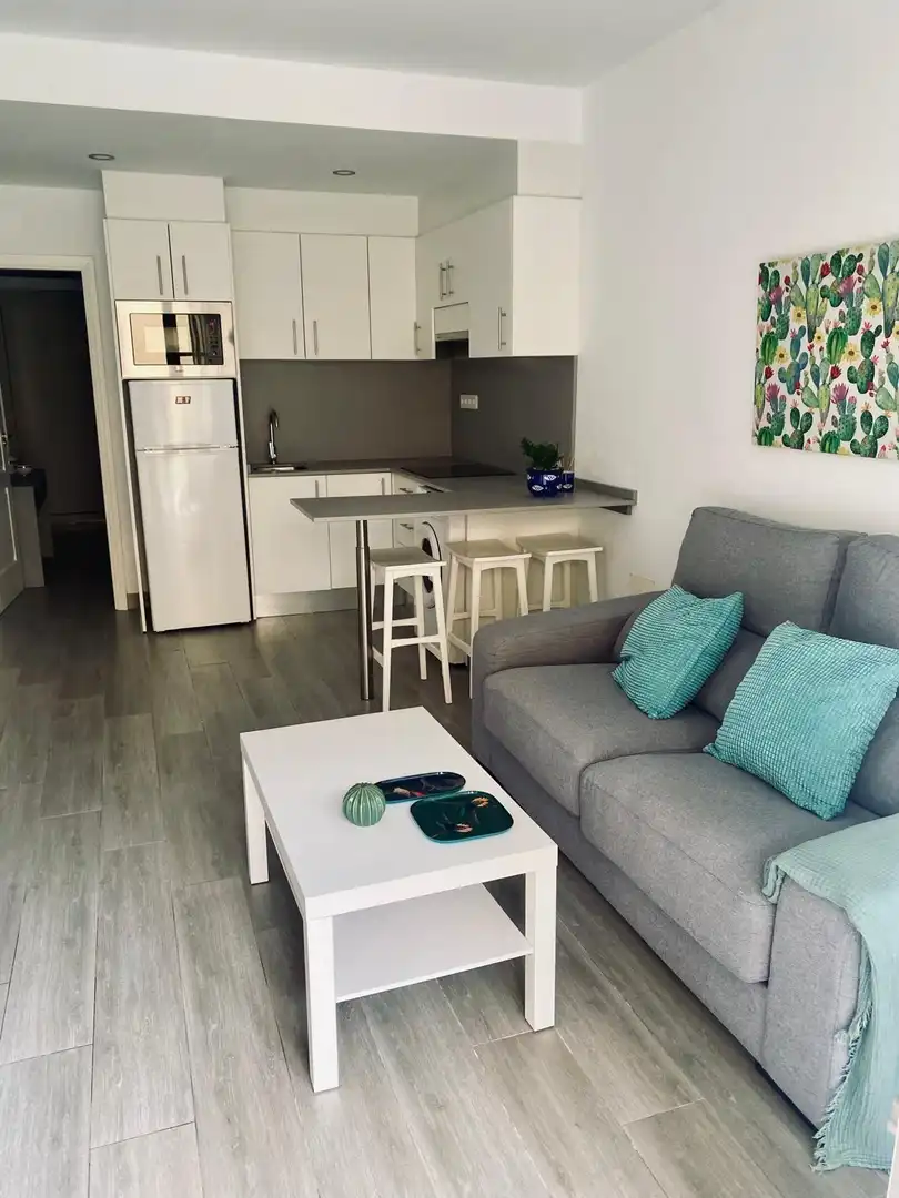 Sala de estar de Apartamento de alquiler en San Bartolomé de Tirajana con Jardín privado, Terraza y Trastero