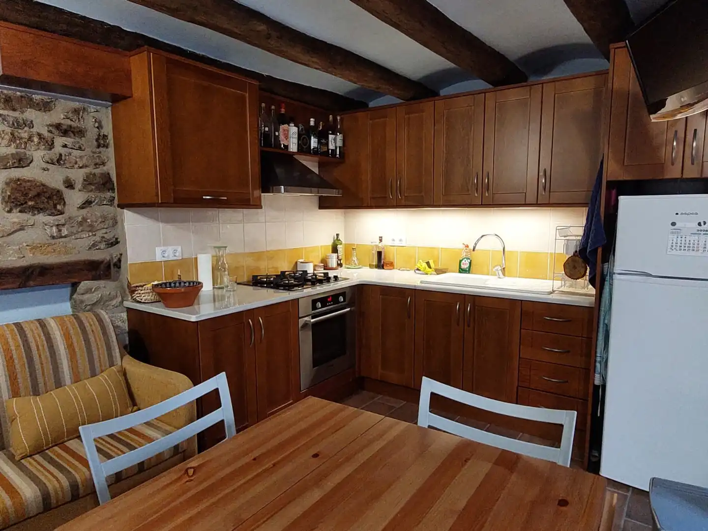 Küche von Country house zum Verkauf in Xert mit Terrasse und Möbliert