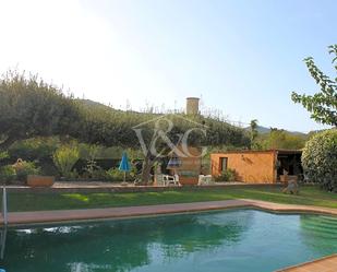 Garden of Country house for sale in Mont-ras  with Terrace and Swimming Pool