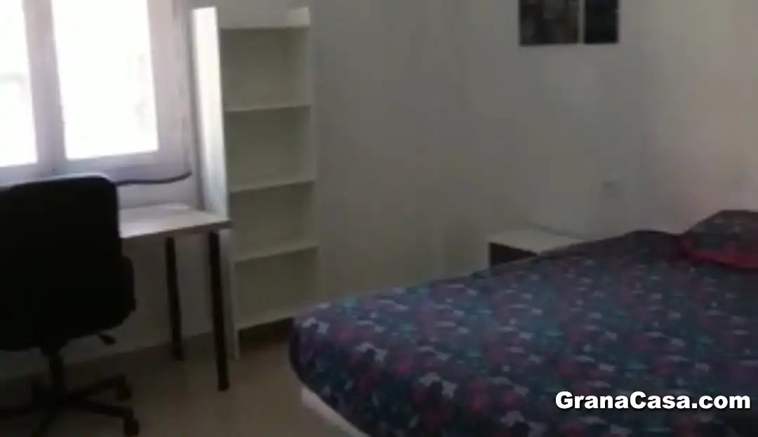 Bedroom of Flat for rent in Granada  with Terrace, Furnished and Oven