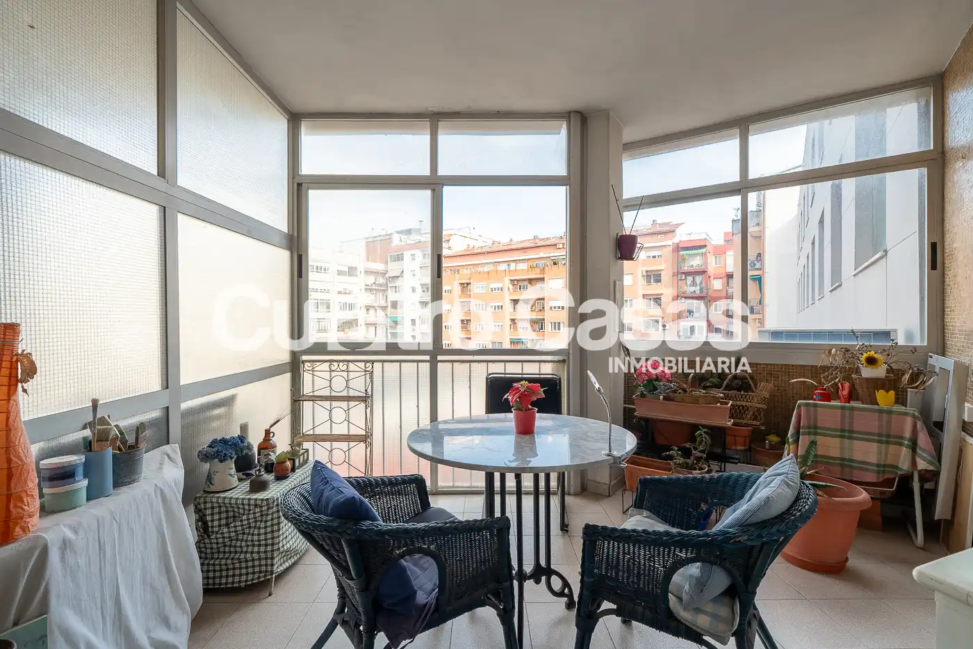 Schlafzimmer von Wohnung zum Verkauf in  Barcelona Capital mit Klimaanlage, Heizung und Möbliert