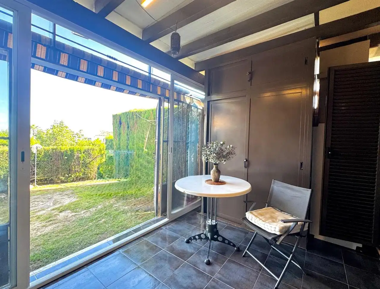 Balcony of Houses for sale in Finestrat  with Air Conditioner, Private garden and Swimming Pool