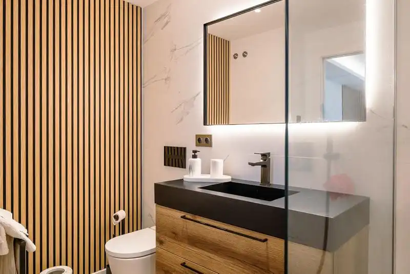 Bathroom of Houses for rent in Estepona  with Air Conditioner, Heating and Private garden