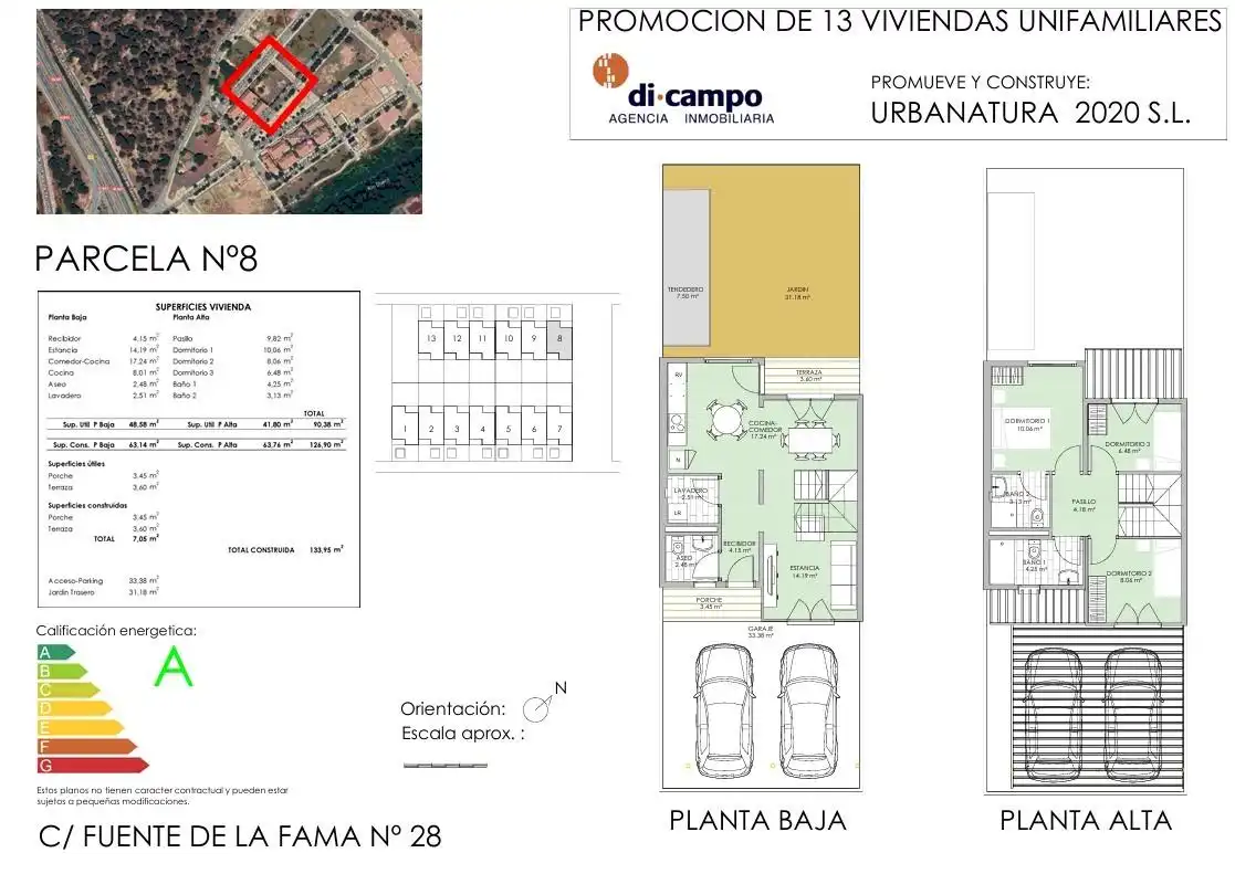 Adossat amb jardí en venda a Calle Fuente del Cisne, imagen 9