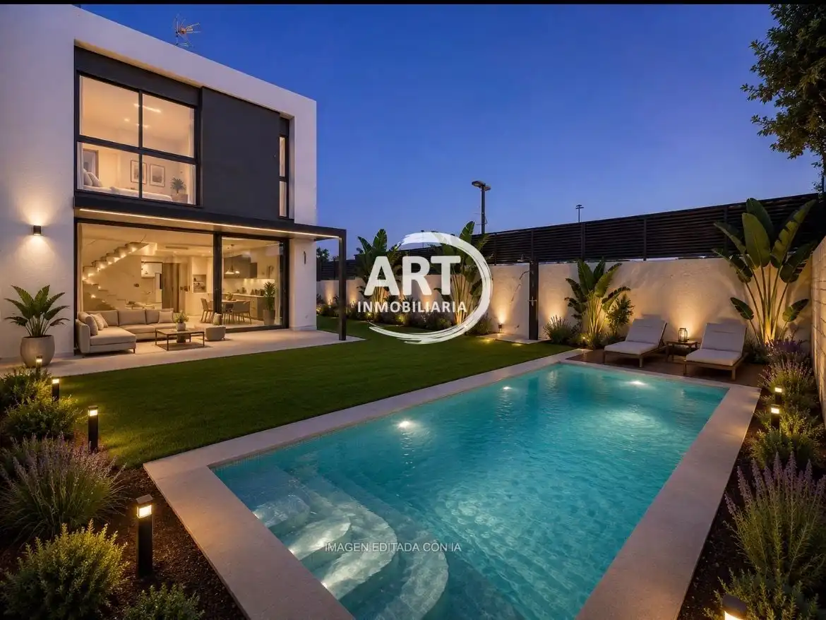 Vista exterior de Casa o chalet en venta en Bétera con Aire acondicionado, Calefacción y Piscina