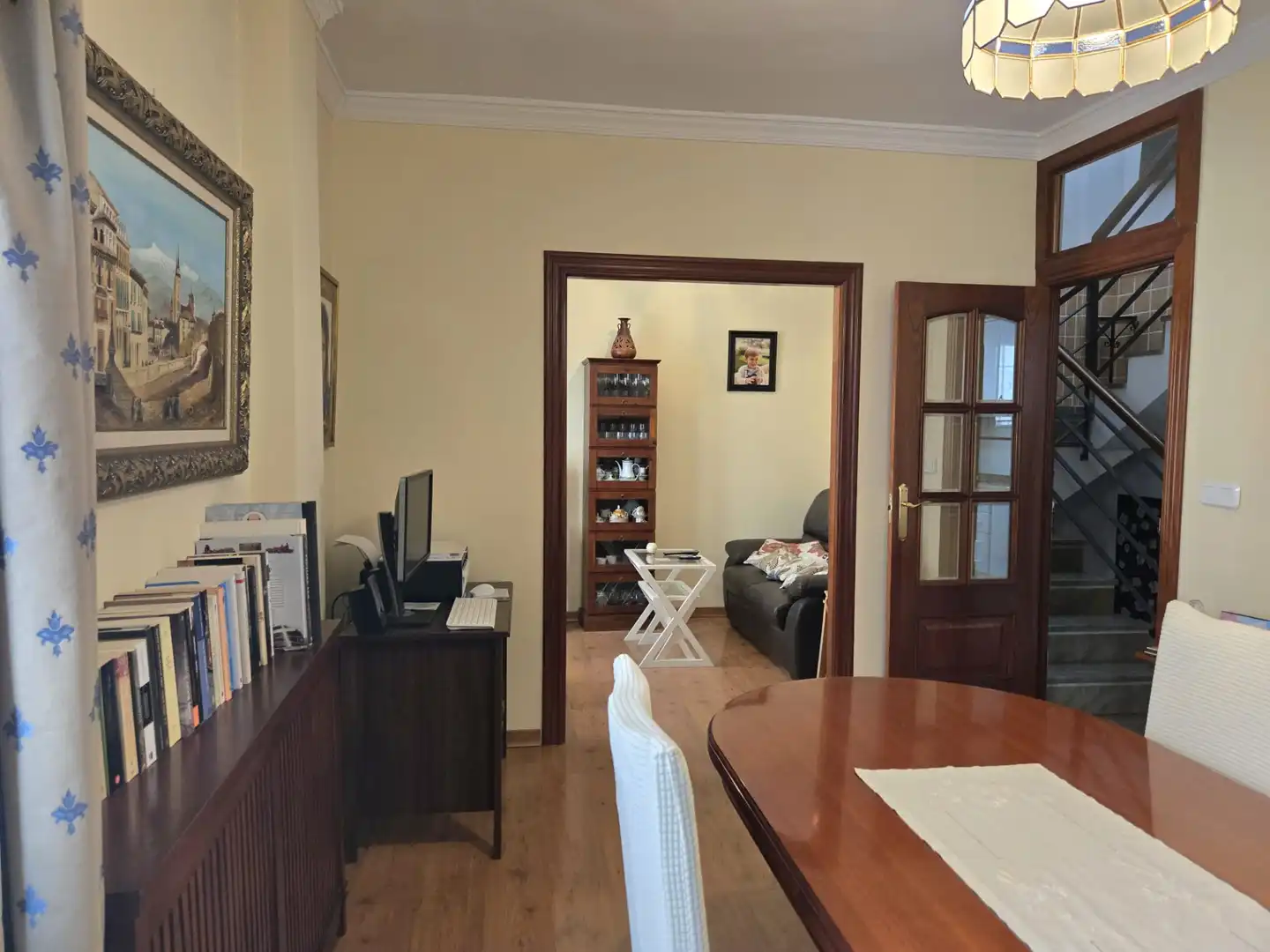 Esszimmer von Einfamilien-Reihenhaus zum Verkauf in Granada mit Heizung, Parkett und Terrasse