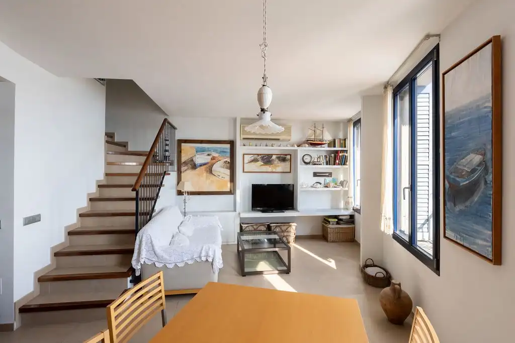 Sala d'estar de Pis en venda en Sant Pol de Mar amb Aire condicionat, Calefacció i Terrassa