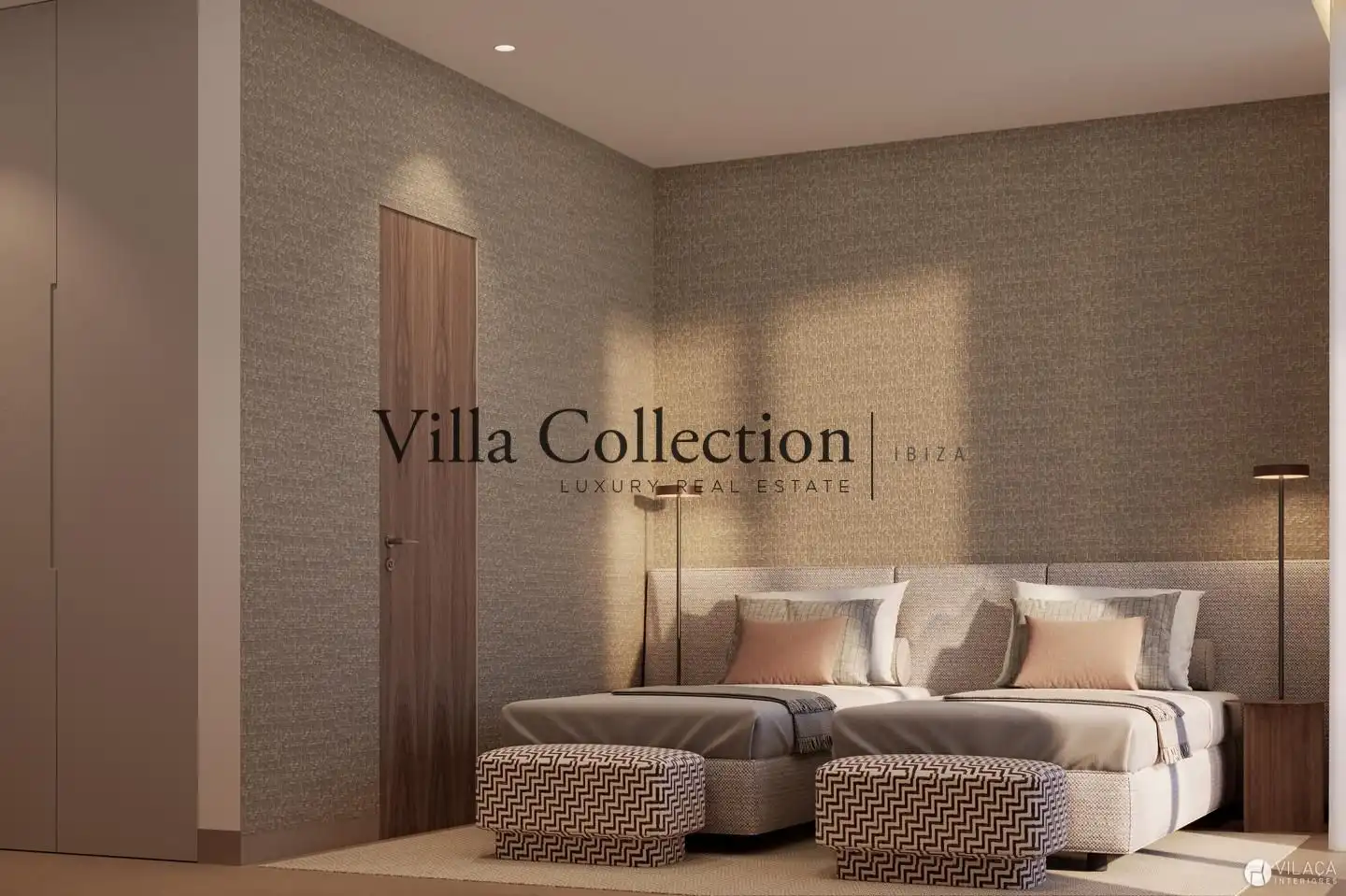Bedroom of Houses for sale in Santa Eulària des Riu  with Air Conditioner, Heating and Terrace
