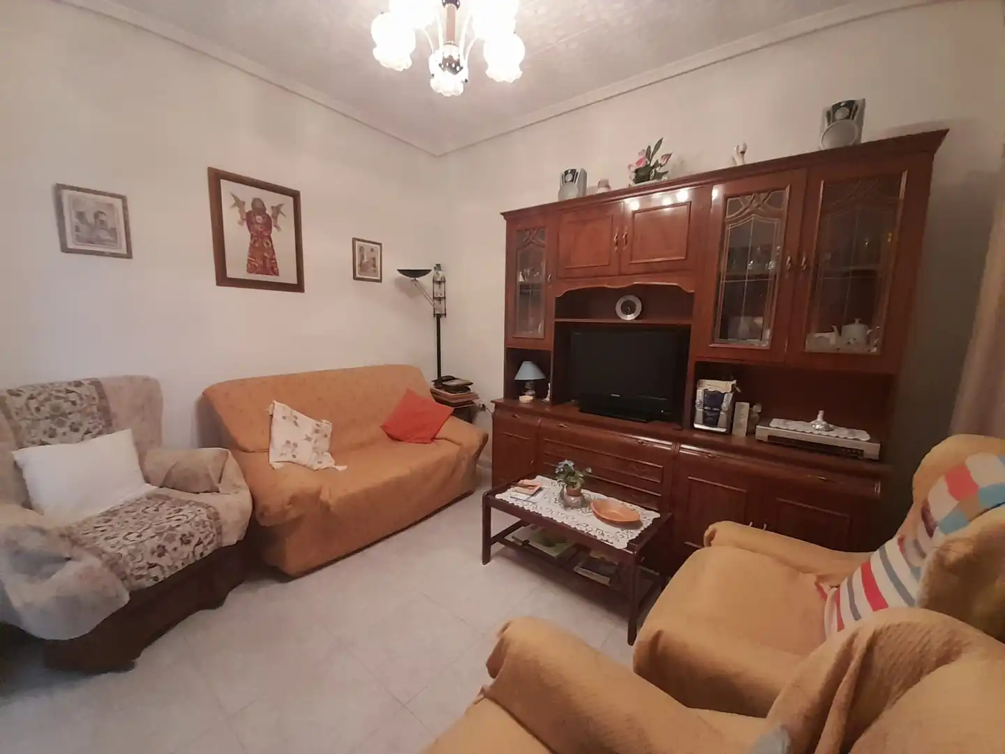 Living room of Detached homes for sale in Almodóvar del Campo  with Air Conditioner, Heating and Terrace