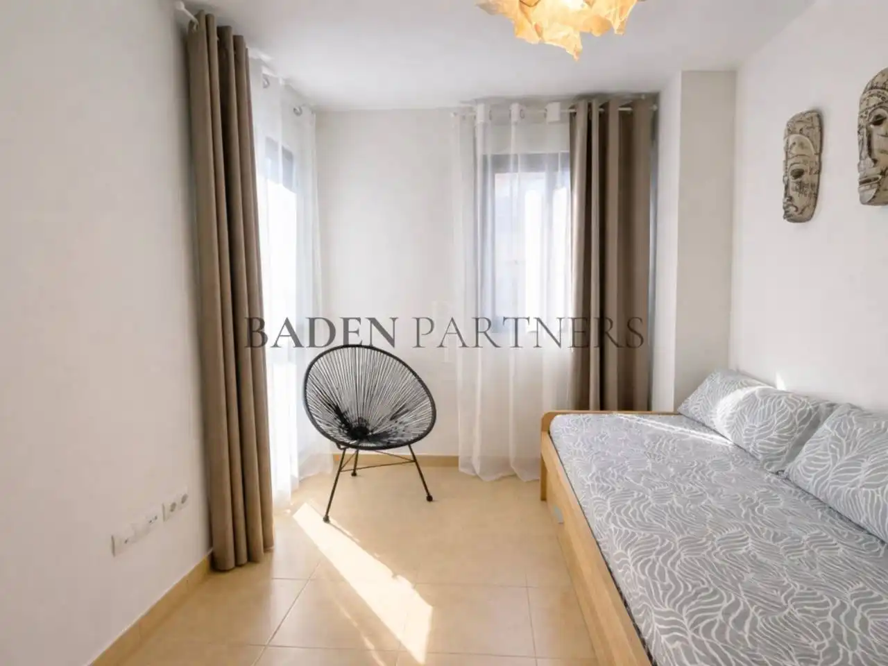 Schlafzimmer von Wohnung zum Verkauf in San Jorge / Sant Jordi mit Klimaanlage, Terrasse und Abstellraum