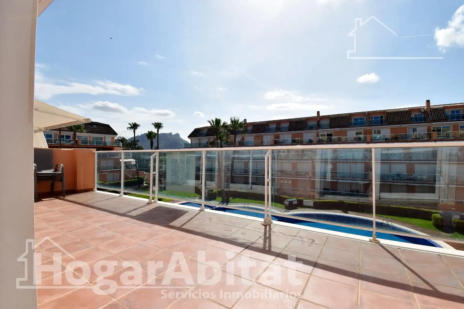 Terrace of Flat for sale in Dénia  with Air Conditioner, Heating and Private garden