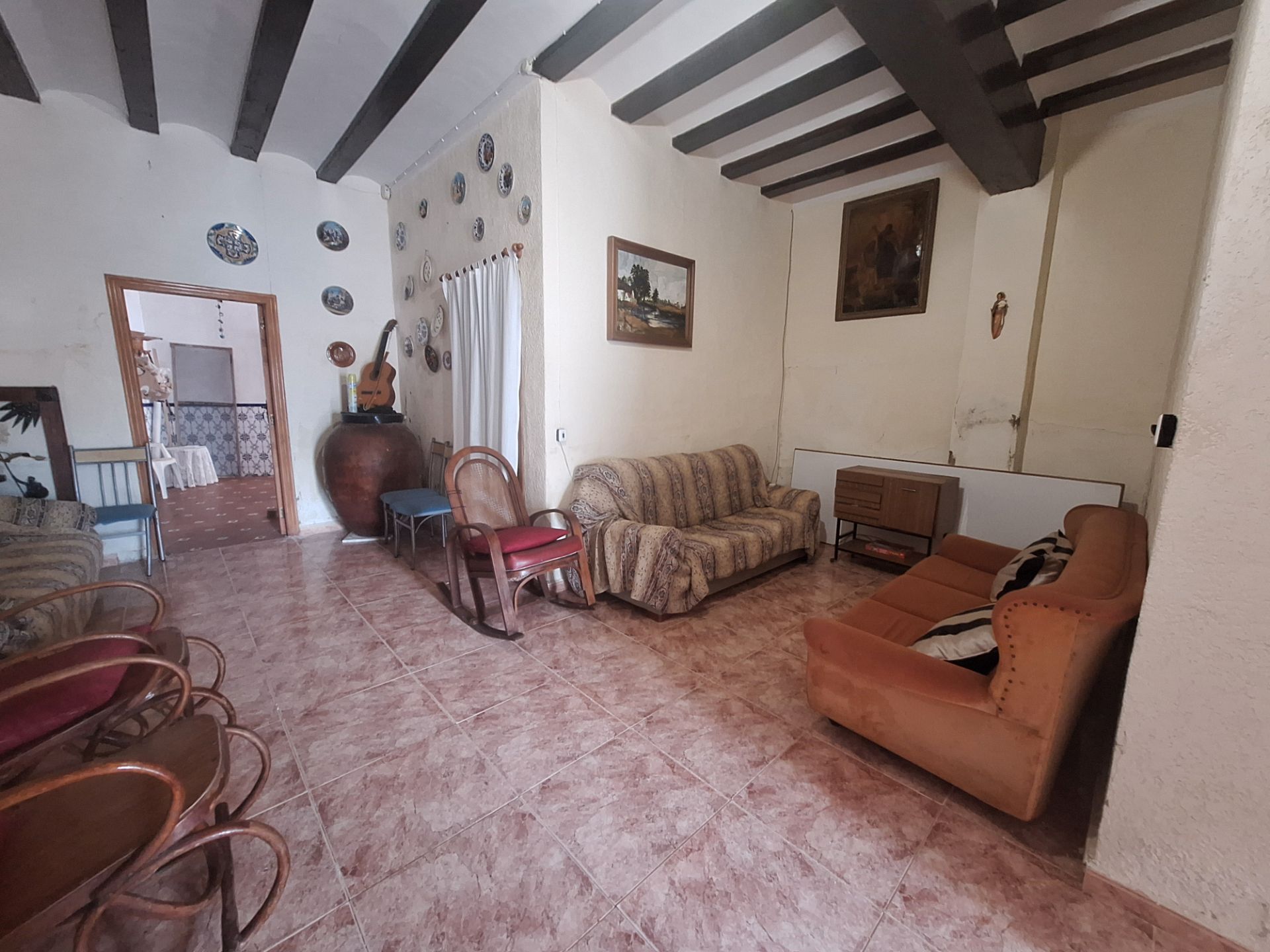 Sala d'estar de Casa o xalet en venda en Sueca amb Terrassa i Balcó