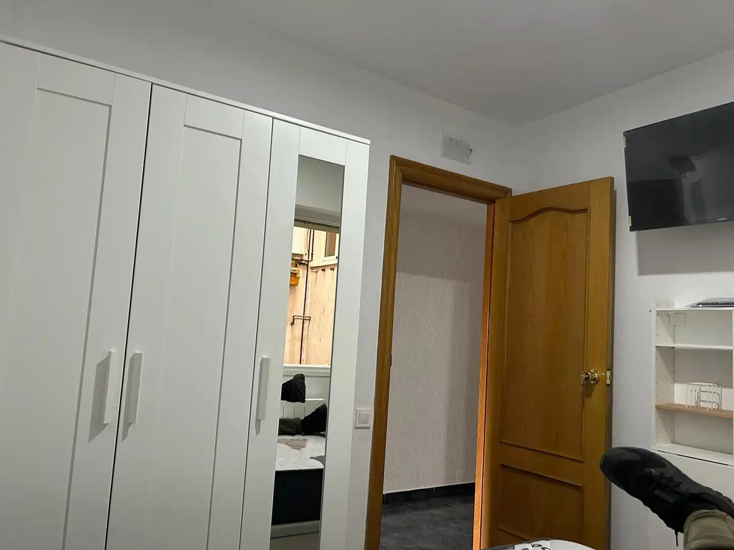 Schlafzimmer von Wohnung zum Verkauf in Santa Perpètua de Mogoda mit Heizung, Möbliert und Balkon