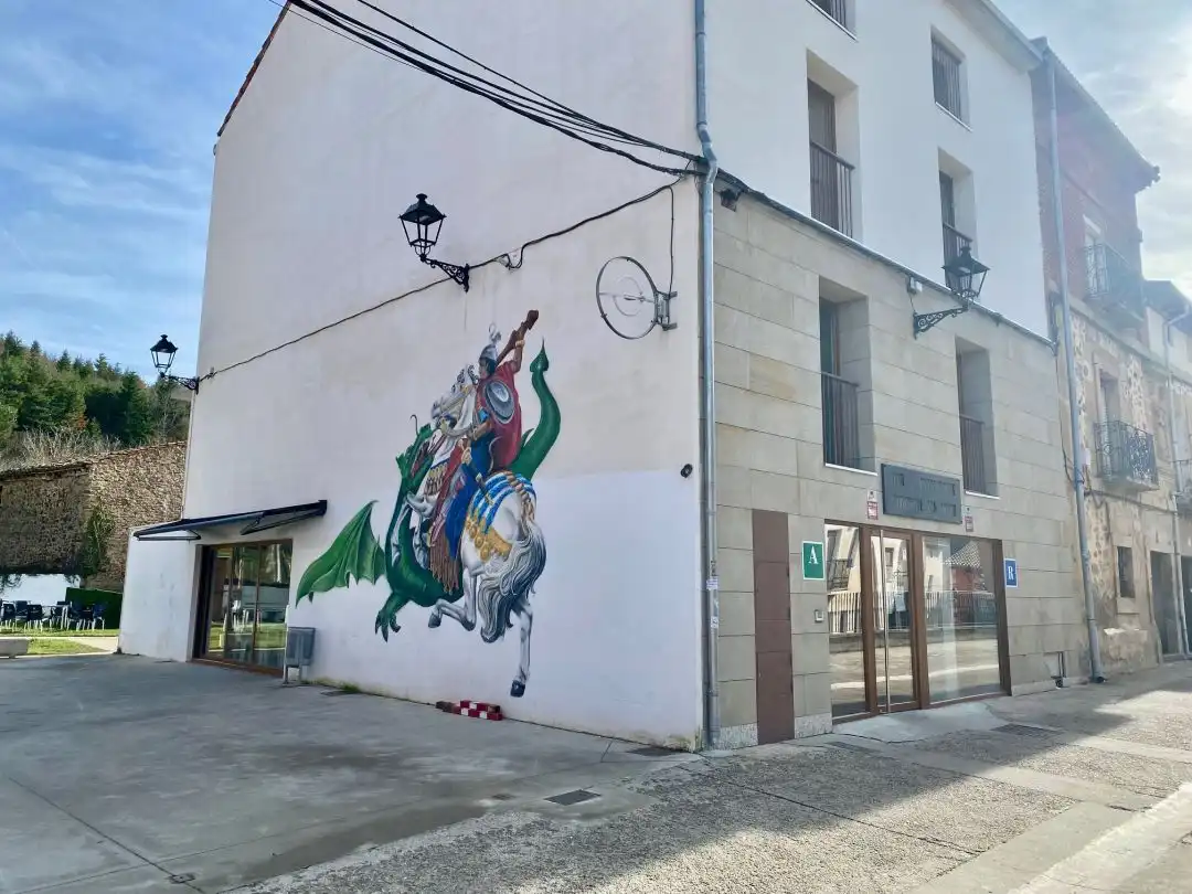 Vista exterior de Casa o xalet en venda en Santurdejo amb Calefacció
